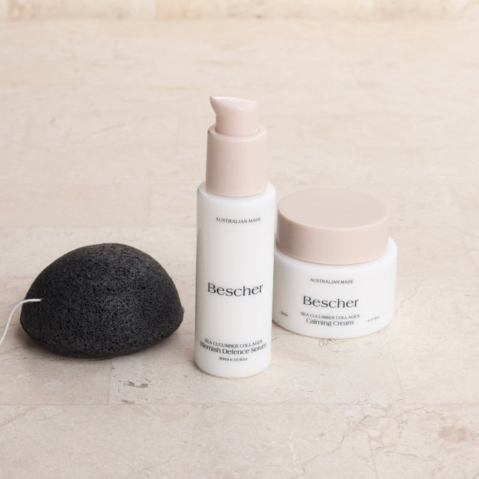 Sea Cucumber Collagen Blemish Rescue & Repair Pack + A FREE Konjac Sponge